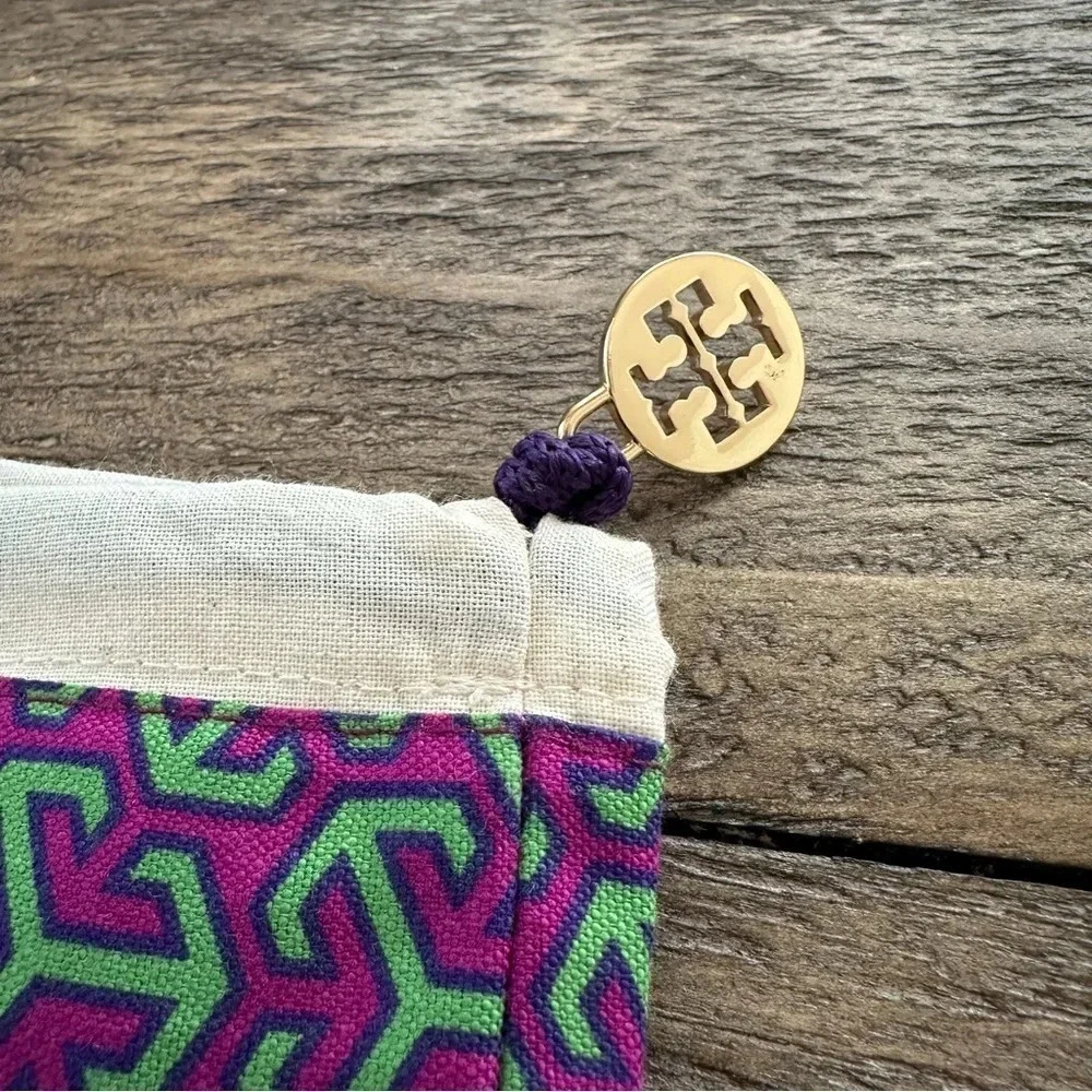 Tory Burch Dust Bag Cover Rectangular Handbag Purse Travel‎ Drawstring Linen